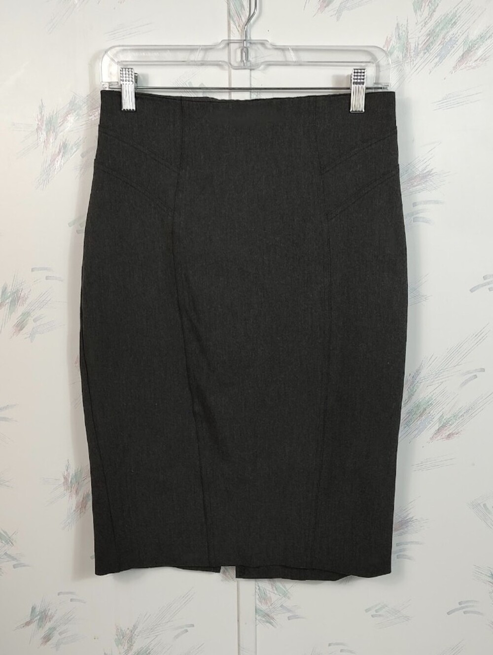 Cache Gray Pencil Skirt 8